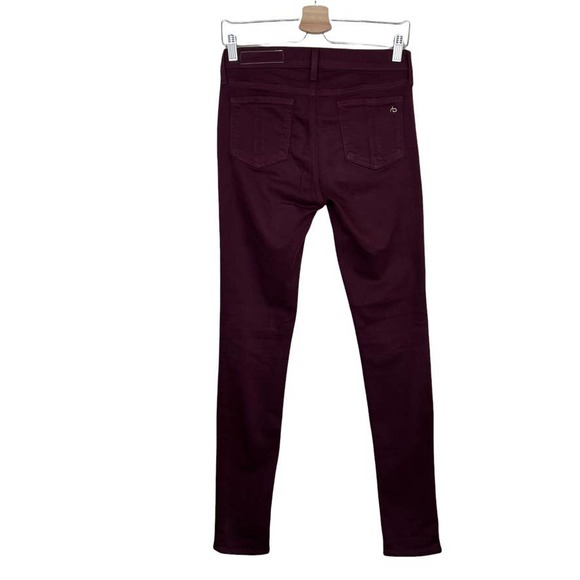 Rag & Bone Skinny Jeans in Port Burgundy Size 27 - Picture 6 of 15